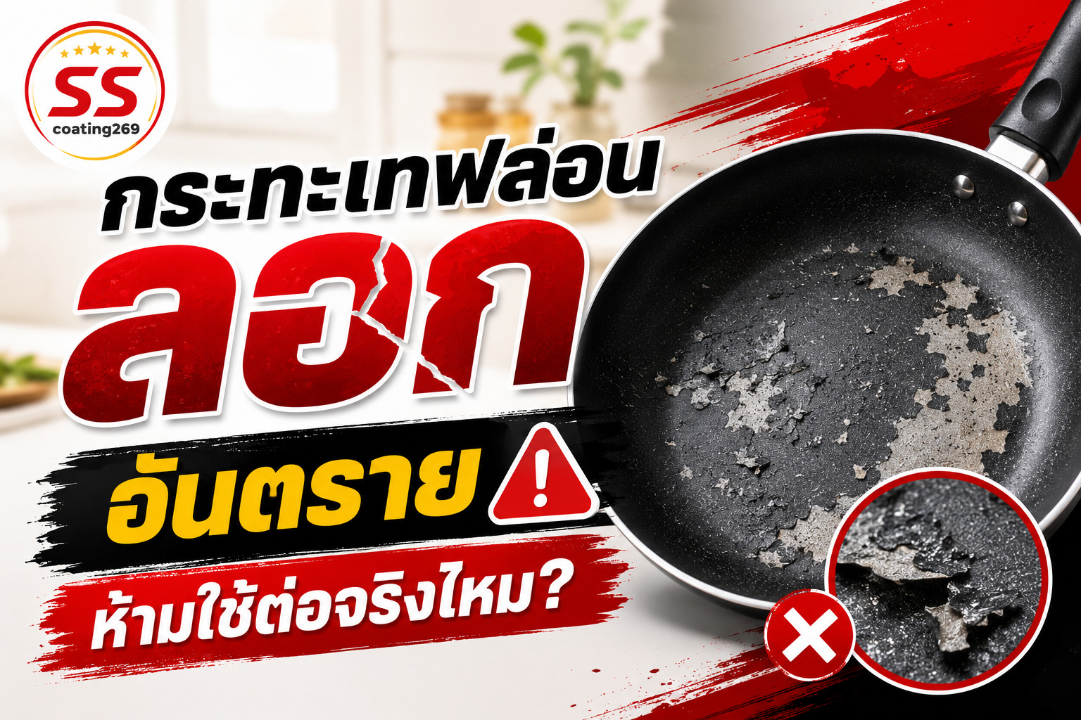 กระทะเทฟล่อนลอก