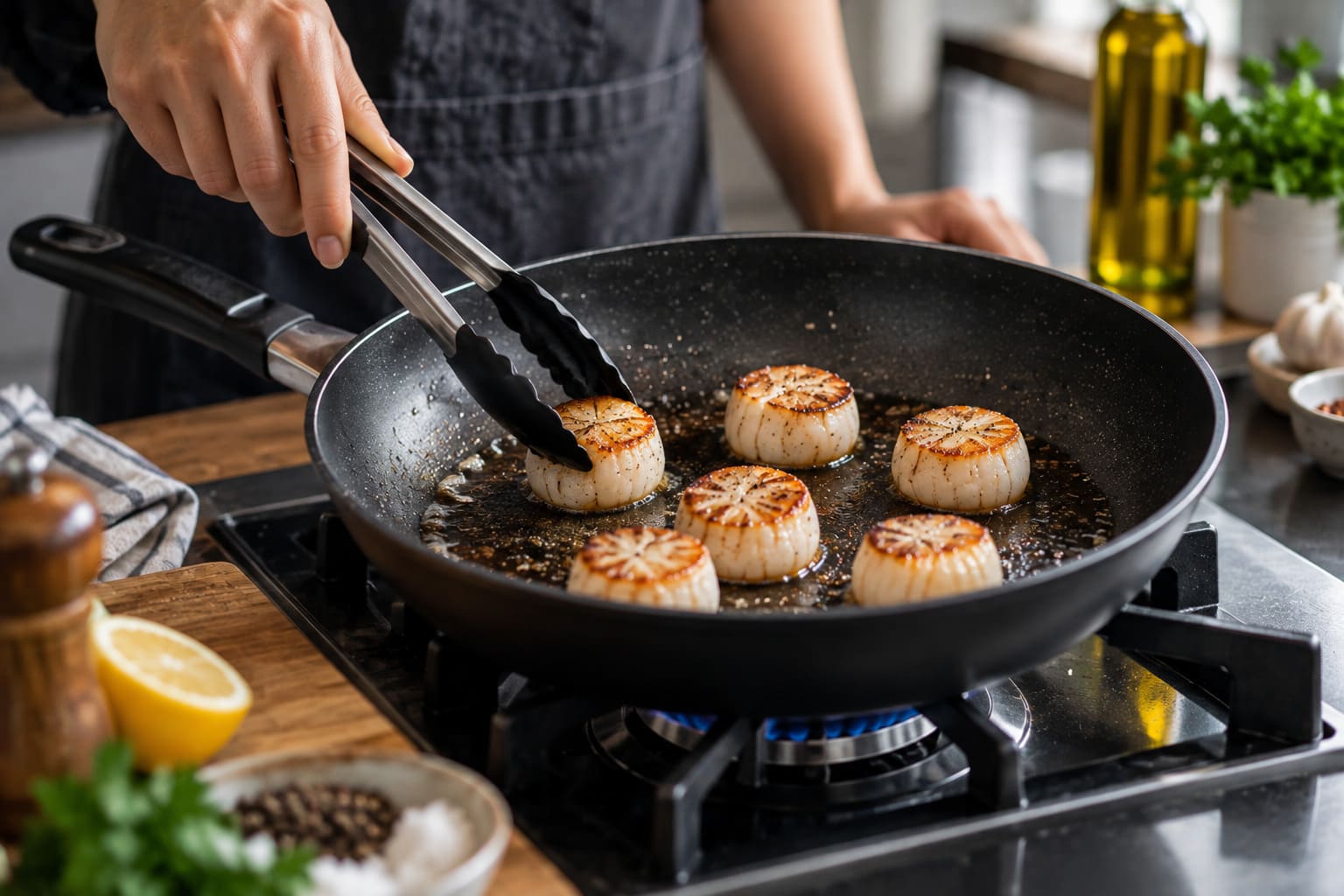 cooking-with-teflon-pan วิธีทำอาหารด้วยกระทะเทฟล่อน
