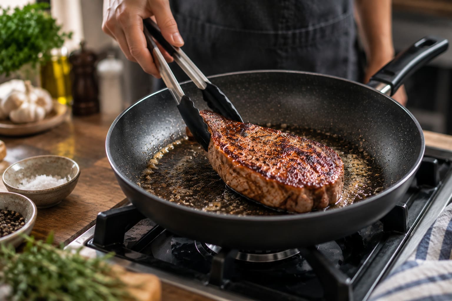 non-stick-teflon-pan อาหารไม่ติดกระทะเมื่อใช้กระทะเทฟล่อน