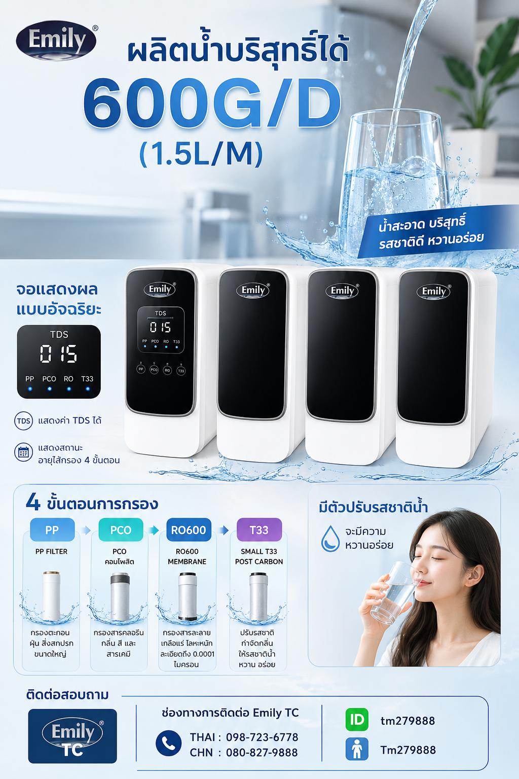 ระบบกรองน้ำ ETC-ROA600G