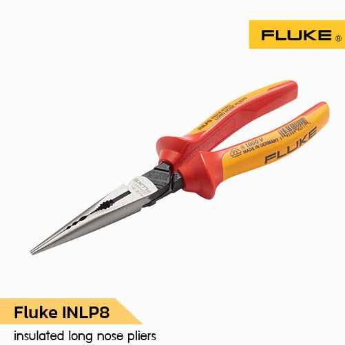 Fluke INLP8 insulated long nose pliers