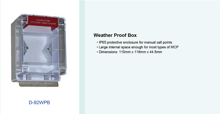 Weather Proof Box รุ่น D-92WPB